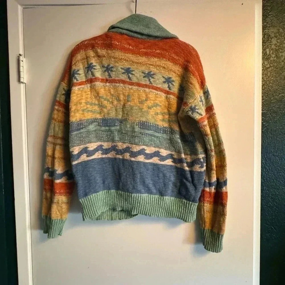 Faherty Women's Palm Isle Cardigan - Teal,‎ Medium - Teal / M 🌴 - Picture 5 of 6